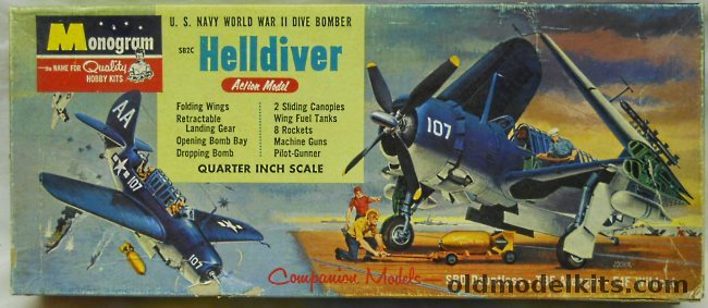 Monogram 1/48 Curtiss SB2C Helldiver -  Four Star Issue, PA69-149 plastic model kit